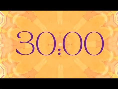 30 Minute Fun Visual Classroom Timer With Relaxing Music And Alarm