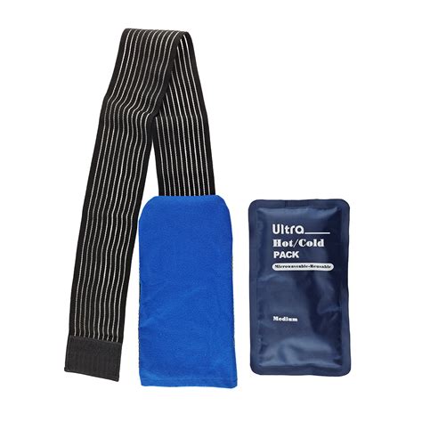 Reusable Hot Cold Packs Therapy Gel Wrap Support Injury Recovery Gel Pack Compress Wrap Hot