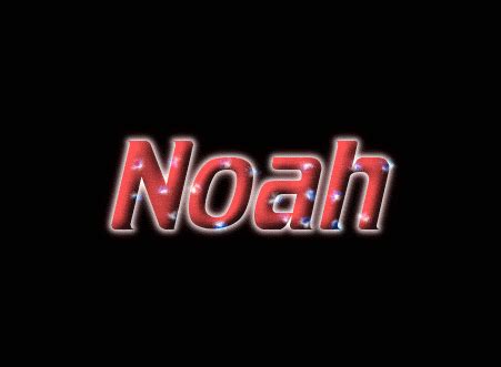 Noah Logo | Free Name Design Tool from Flaming Text