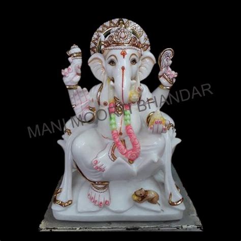 Multicolor 18 Inch Marble Ganesh Statue At Rs 25000 In Jaipur ID