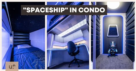 This Space-Themed Bedroom Has A Star Ceiling & Capsule Loft