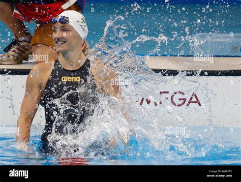 Rio De Janeiro Brazil 8th August 2016 Hungary S Katinka Hosszu Celebrates After The Women S