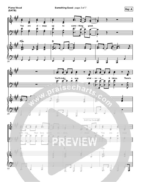 Something Good Sheet Music PDF (Gateway Worship) - PraiseCharts