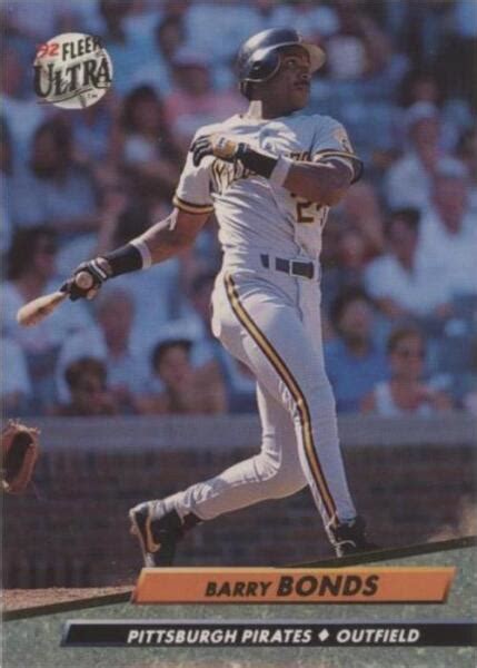 1992 Fleer Ultra 251 Barry Bonds For Sale Online EBay