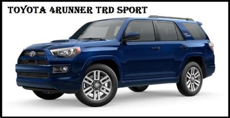 2024 Toyota 4Runner TRD Sport Specs Price Top Speed MPG HP