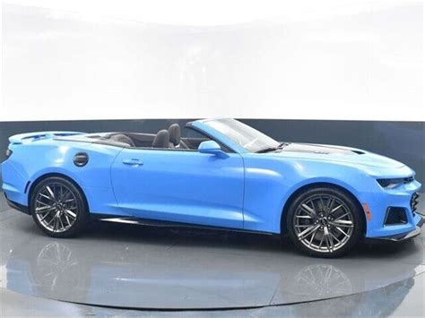 2023 Chevrolet Camaro Zl1 5 Miles Rapid Blue 2d Convertible 6.2l V8 ...