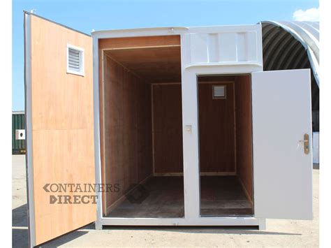 Shipping Container Conversions Ft High Cube With Recessed Personnel