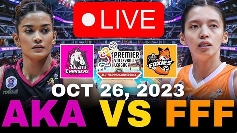 Akari Chargers Vs Farm Fresh Live Preview Oct Pvl All