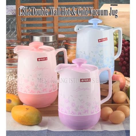Jug Air Tahan Panas Dan Sejuk Lion Star Original Thermo Vacuum Jug Hot And Cold L L