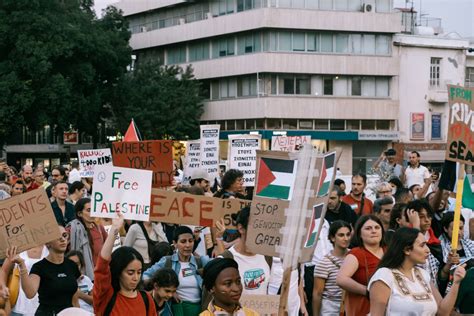 Nicosia Protestors March In Support Of Palestine Call For Ceasefire