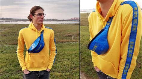 Diy Ikea Hoodie And Fanny Pack Youtube