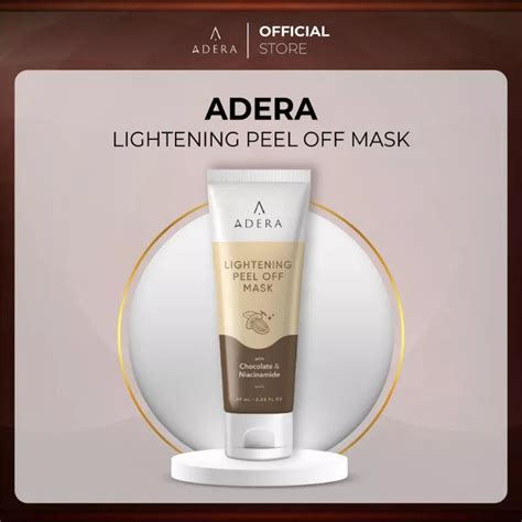 Jual Adera Lightening Peel Off Mask With Chocolate Niacinamide