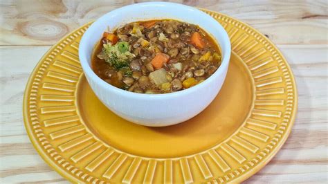 Sopa De Lentilha Legumes Nutri O Smart Fit News