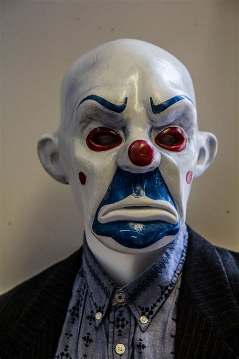 Bozo Joker Mask 1 1 Dark Knight TDK Mask Prop Joker Mask Joker