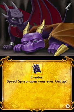 Screenshot Of The Legend Of Spyro Dawn Of The Dragon Nintendo DS