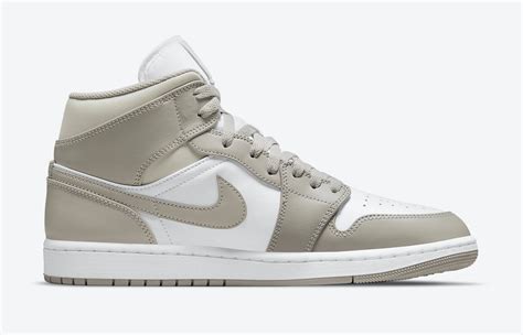 Air Jordan 1 Mid College Grey 554724 082 Release Date Sbd