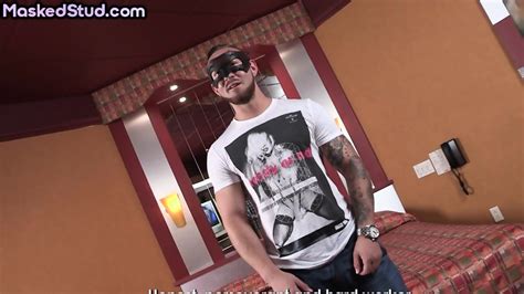 Amateur Str8 Masked And Inked Jock Masturbates After Casting