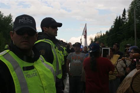 12 More Opposed To Shale Gas Arrested As Rcmp Turn Violent On National