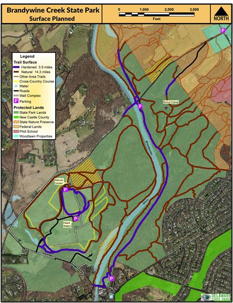 Brandywine Falls Trail Map