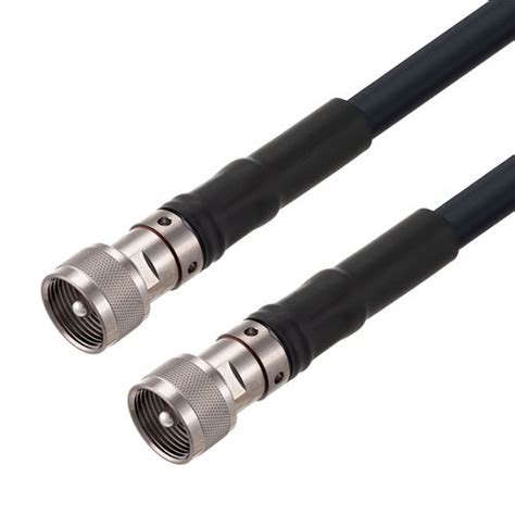 Low Loss Uhf Male To Uhf Male Cable Lmr Coax In Inch With Times