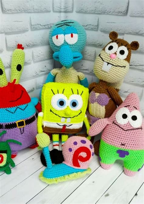 Bob Esponja Pdf Amigurumi Patr N Gratis Lovelycraft