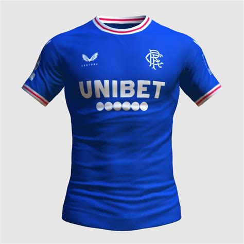 UCL 22 23 Rangers X Castore Home Concept FIFA 23 Kit Creator Showcase