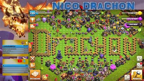 ATTAQUE LEGENDE HDV15 GDC CLASH OF CLANS YouTube