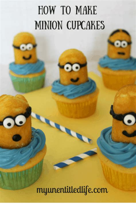 How To Make Minion Cupcakes