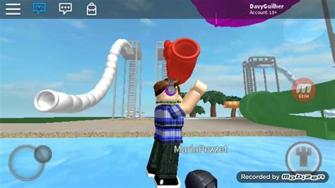 Parque aquático Roblox YouTube