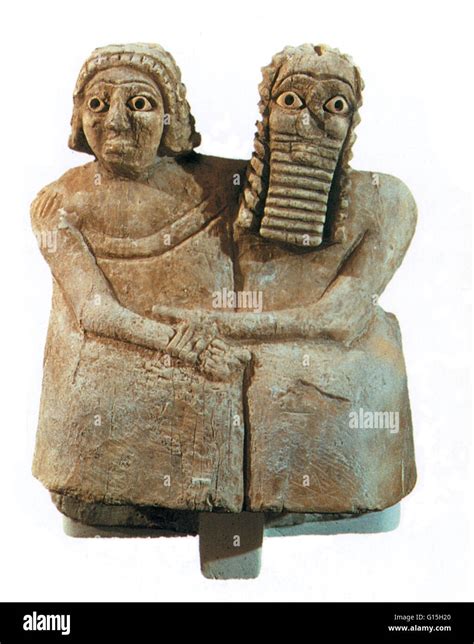 mesopotamian god statues