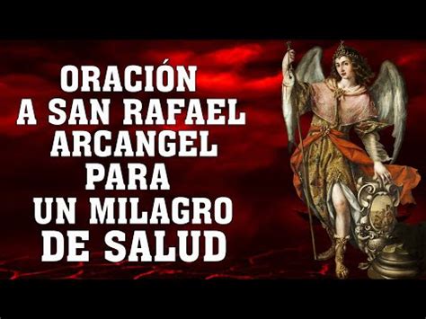 Oraci N Al Arc Ngel San Rafael Para Pedir Salud Orando Mx