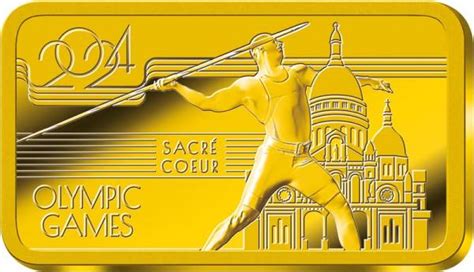 10 Dollars Salomonen Olympia 2024 Sacré Coeur Javelin 2024