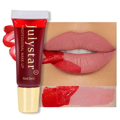Amazon Zarics Peel Off Matte Lip Stain Peel Off Nude Lipstick Tattoo Color Lip Gloss