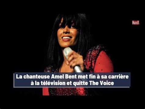 VIDEO La chanteuse Amel Bent met fin à sa carrière à la télévision et