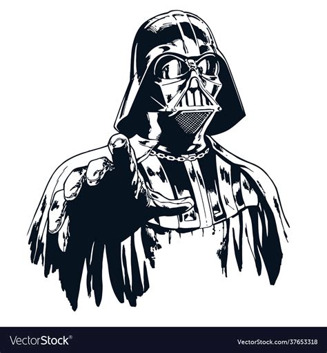 Darth Vader Royalty Free Vector Image Vectorstock