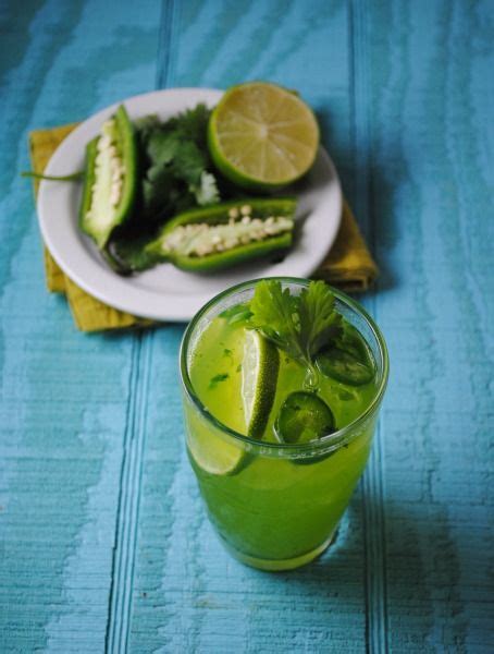 Cilantro Jalapeño Limeade Yummy Drinks Limeade Cooking Recipes