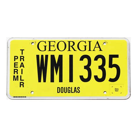 2022 Georgia Permanent Trailer #WM1335 | ShopLicensePlates