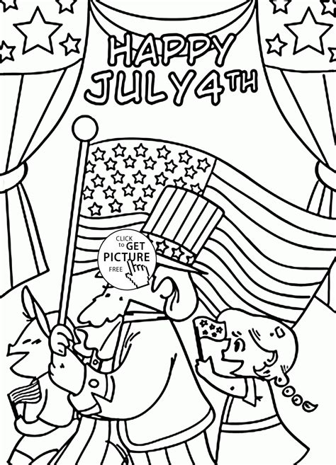 26 Best Ideas For Coloring Happy Fourth Of July Coloring Pages