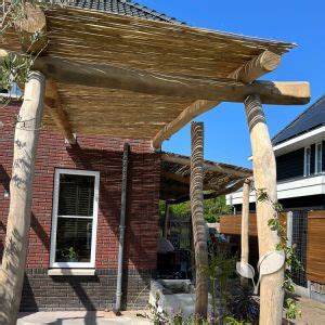 Rietmatten Dak Pergola De Perfecte Natuurlijke Zonwering