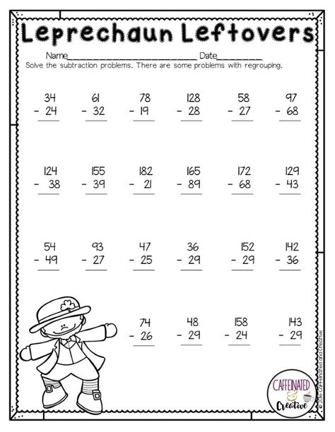 No Luck Needed Here Have Students Practice Subtracting Two Digit