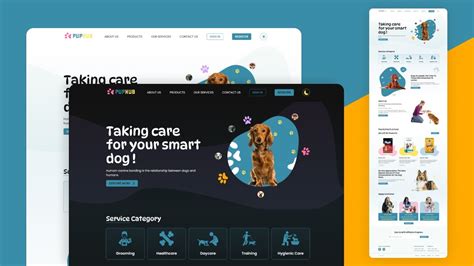 Design A Playful Pet Care Landing Page Html Css Vanilla Js