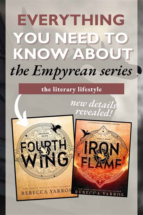 Fourth Wing Series In Order The Empyrean With Book 3 Details