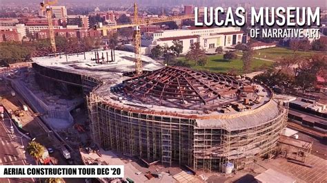 George Lucas Museum Aerial Update Next To La Coliseum Dec Youtube