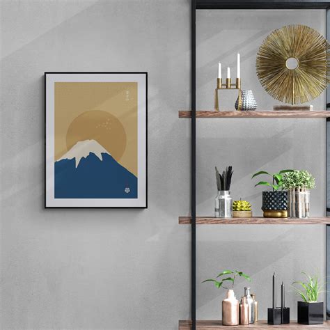 Fujisan Mount Fuji Kamisaka Sekka Japanese Art Print Hokusai Poster