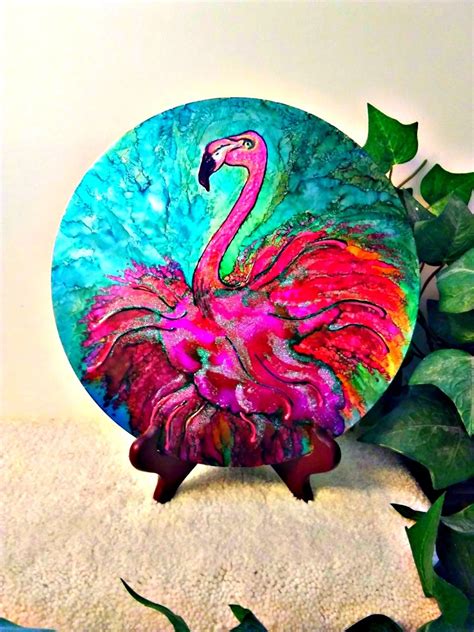 Metal Flamingo Wall Art Pink Flamingo Wall Hanging Metal Etsy