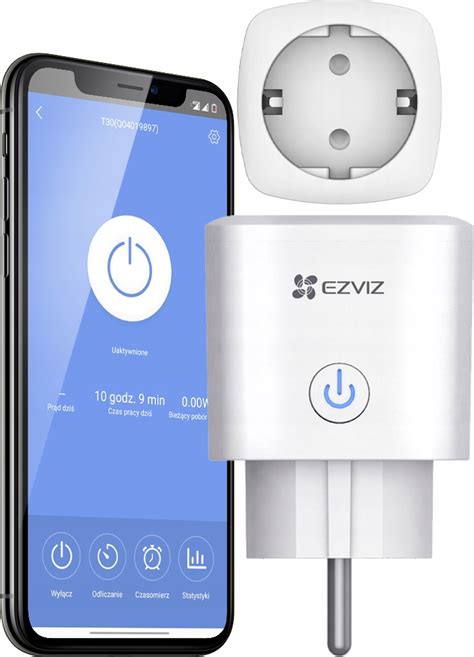 Smart Inteligentne gniazdko WiFi Pomiar zużycia EZVIZ CS T30 10B EU CS