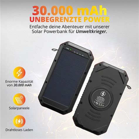 Lideka Solar Powerbank 30 000mAh Lideka Kaufland De