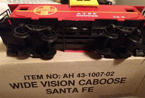 Bachmann Ho Scale Wide Vision Caboose Santa Fe W Factory