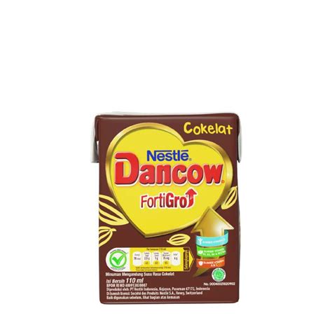 Jual Dancow Fortigro Susu UHT Coklat Usia Sekolah 110 ML Shopee Indonesia