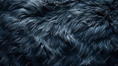 Premium Photo Close Up Of Black Fur Texture